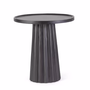 Stolik okrągły ORISSA BLACK 46 - czarny