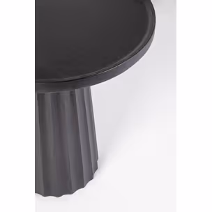 Stolik okrągły ORISSA BLACK 46 - czarny
