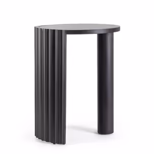 Stolik okrągły ORISSA BLACK 50 - czarny