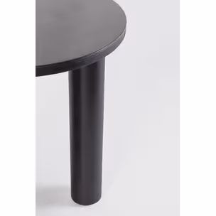 Stolik okrągły ORISSA BLACK 50 - czarny