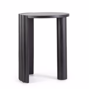 Stolik okrągły ORISSA BLACK 50 - czarny