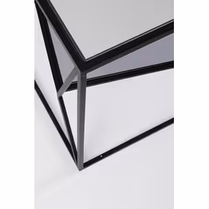 Stolik kwadratowy HYDRA 45x45 - czarny