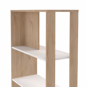 Regał SIGN - jackson hickory/biały