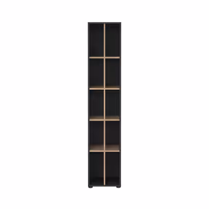 Regał SIGN 40 cm - ciemny szary/jackson hickory