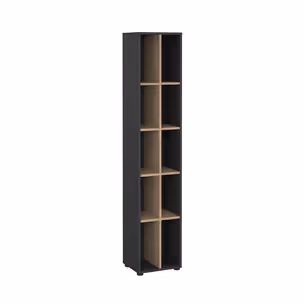 Regał SIGN 40 cm - ciemny szary/jackson hickory