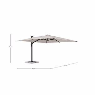 Parasol ogrodowy ARIES NATURAL 4x4