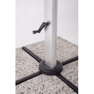 Parasol ogrodowy ARIES GREY 3x3