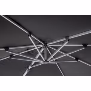 Parasol ogrodowy ARIES GREY 3x3