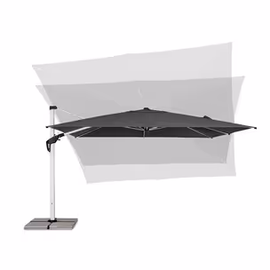 Parasol ogrodowy ARIES GREY 4x4
