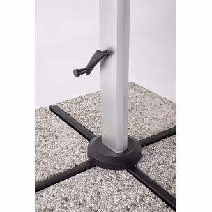 Parasol ogrodowy ARIES GREY 3x4