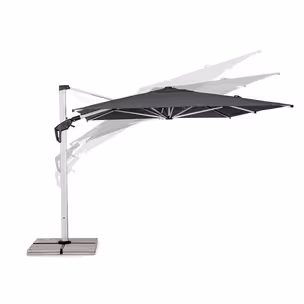Parasol ogrodowy ARIES GREY 3x4