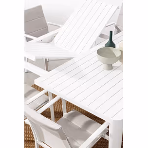Stół rozkładany KIPLIN WHITE 149x97-149 - biały