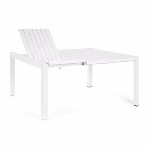 Stół rozkładany KIPLIN WHITE 149x97-149 - biały