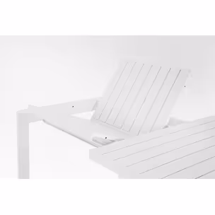 Stół rozkładany KIPLIN WHITE 180-240x100 - biały