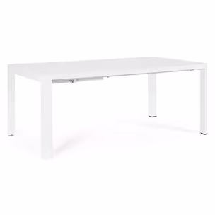 Stół rozkładany KIPLIN WHITE 180-240x100 - biały