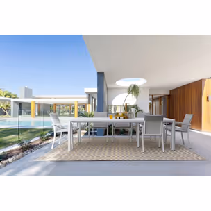 Stół rozkładany KIPLIN WHITE 180-240x100 - biały