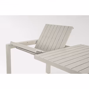 Stół rozkładany KIPLIN RUSTIN 180-240x100 - beżowy
