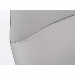 Krzesło z ekoskóry THELMA Light Grey - szary