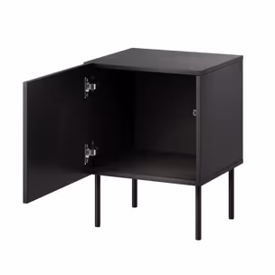 Zestaw dwóch szafek nocnych LINEA 45 cm - czarny mat
