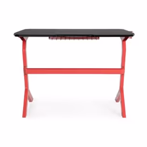 Biurko gamingowe GAMING 118x65 - czarny/czerwony