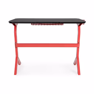 Biurko gamingowe GAMING 118x65 - czarny/czerwony
