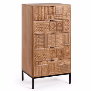 Komoda drewniana KINDIA 5DR - mango