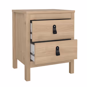 Szafka nocna MADRID 2 szuflady - jackson hickory mat