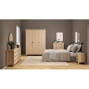 Szafka nocna MADRID 2 szuflady - jackson hickory mat
