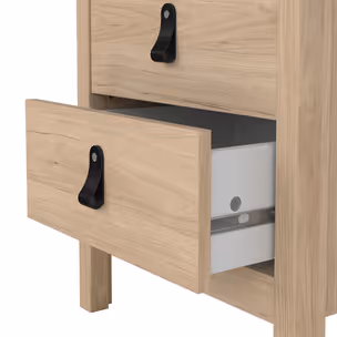 Szafka nocna MADRID 2 szuflady - jackson hickory mat