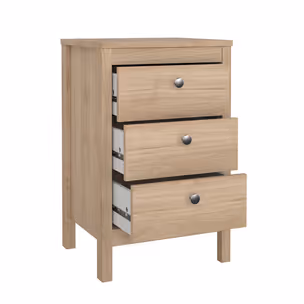 Szafka nocna MADRID 3 szuflady - jackson hickory