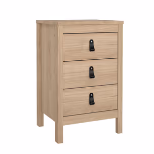 Szafka nocna MADRID 3 szuflady - jackson hickory