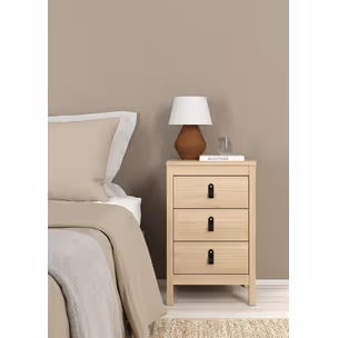 Szafka nocna MADRID 3 szuflady - jackson hickory