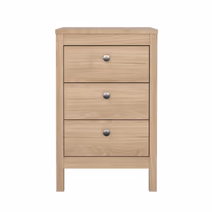 Szafka nocna MADRID 3 szuflady - jackson hickory