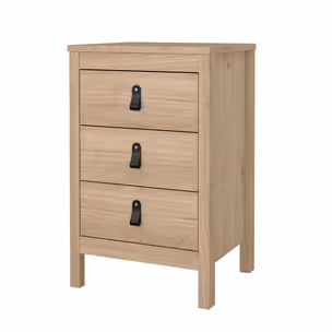 Szafka nocna MADRID 3 szuflady - jackson hickory