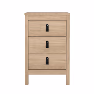 Szafka nocna MADRID 3 szuflady - jackson hickory