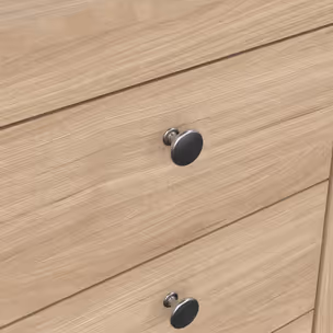 Szafka nocna MADRID 3 szuflady - jackson hickory