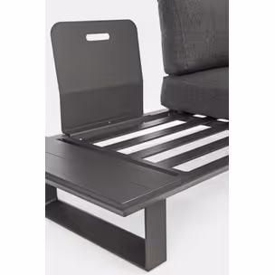 Zestaw mebli ogrodowych KONNOR CHARCOAL