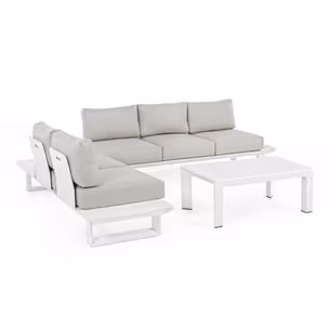 Zestaw mebli ogrodowych KONNOR WHITE