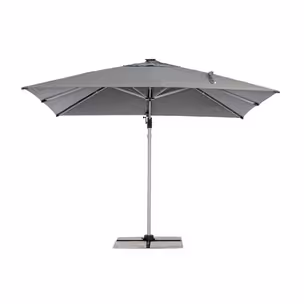 Parasol ogrodowy INES LED 3x3 - ciemny szary