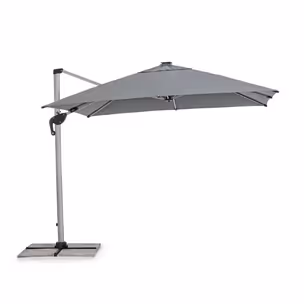 Parasol ogrodowy INES LED 3x3 - ciemny szary