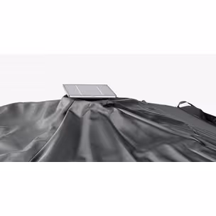 Parasol ogrodowy INES LED 3x3 - ciemny szary