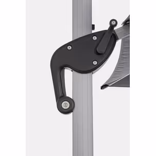 Parasol ogrodowy INES LED 3x3 - ciemny szary