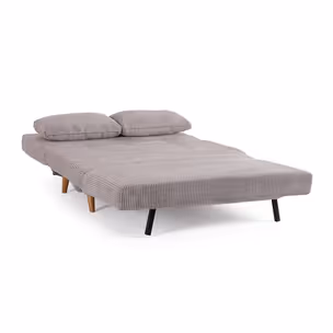 Sofa 2-osobowa rozkładana WALKER TAUPE - szary