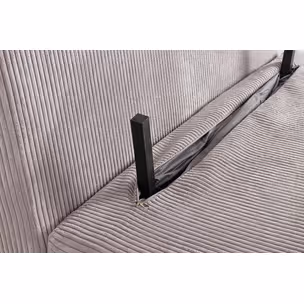 Sofa 2-osobowa rozkładana WALKER TAUPE - szary