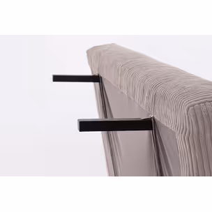 Sofa 2-osobowa rozkładana WALKER TAUPE - szary