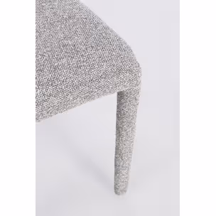Krzesło tapicerowane ANTARA GREY - szary