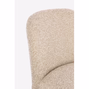 Krzesło tapicerowane ANTARA BEIGE - beżowy