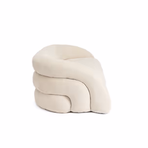 Sofa 3-osobowa CLEMENCE SHELL - beżowy