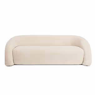 Sofa 3-osobowa CLEMENCE SHELL - beżowy