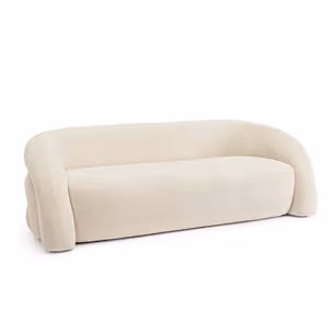 Sofa 3-osobowa CLEMENCE SHELL - beżowy